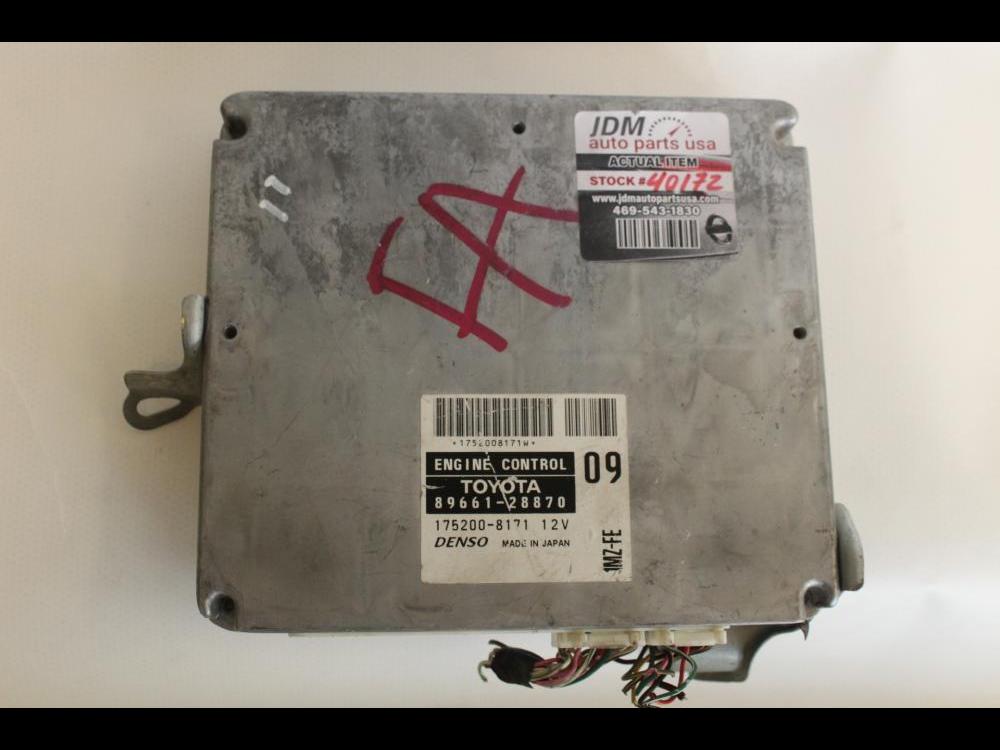 1998-2002 TOYOTA CAMARY ENGENE CONTROL UNINT ECU 89661-28870 JDM : Image 1