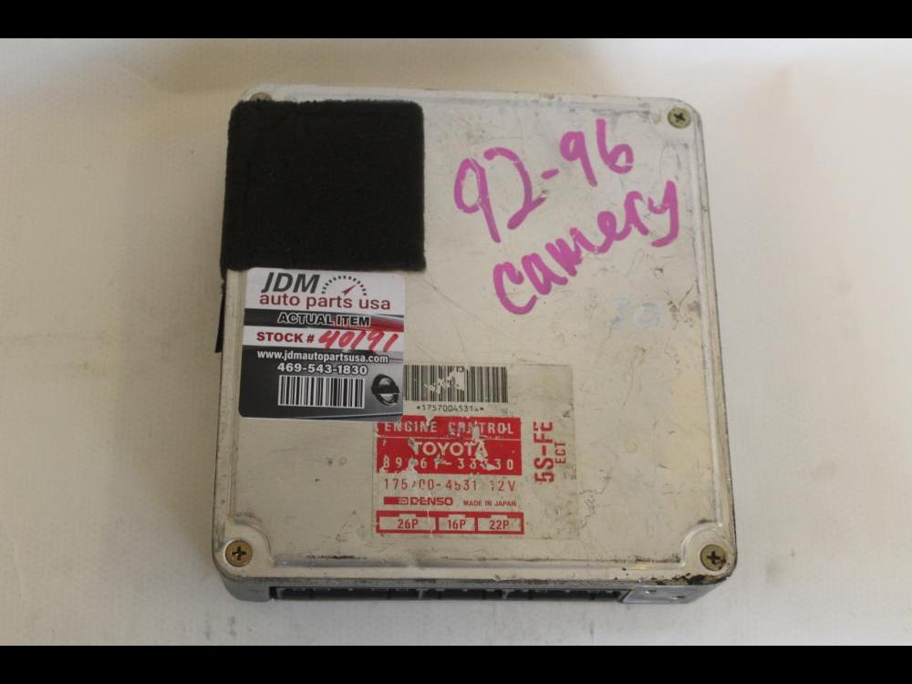  TOYOTA JDM ECU ENGINE MUDULE COMPUTER 33361-33330 1992-1996: Image 1