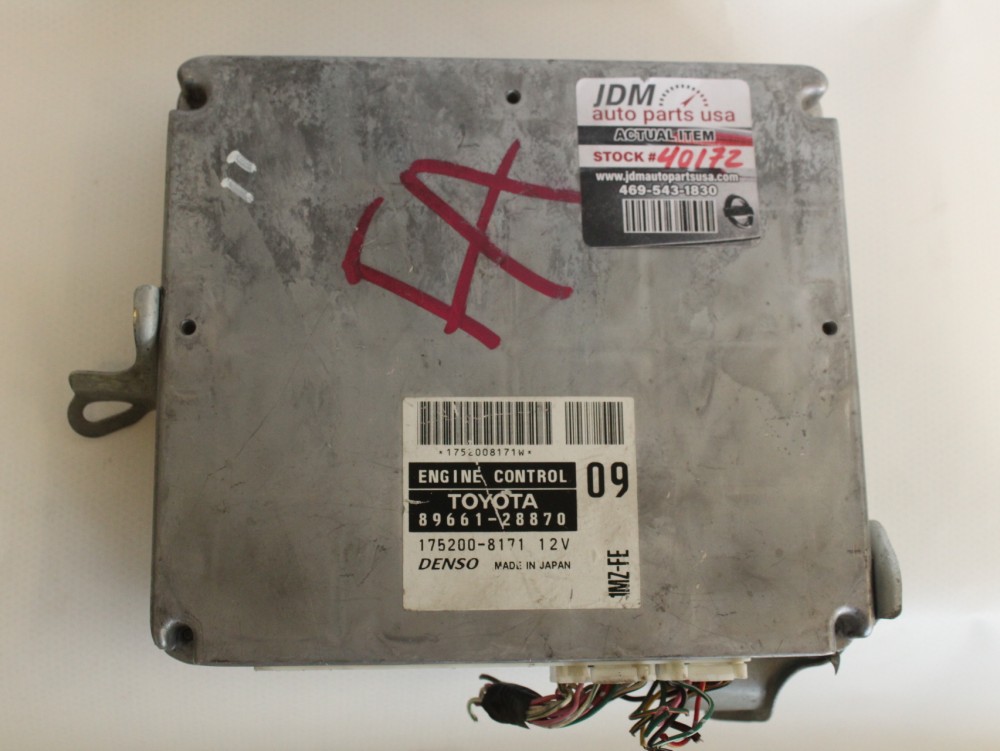 1998-2002 TOYOTA CAMARY ENGENE CONTROL UNINT ECU 89661-28870 JDM 
