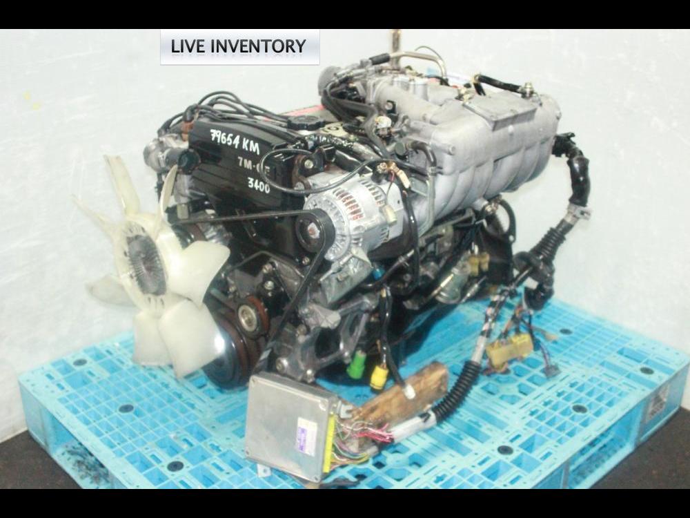 JDM 87-91 TOYOTA SUPRA, CRESSIDA 7M 3.0L DOHC ENGINE, ECU, WIRING FOR SALE: Image 3