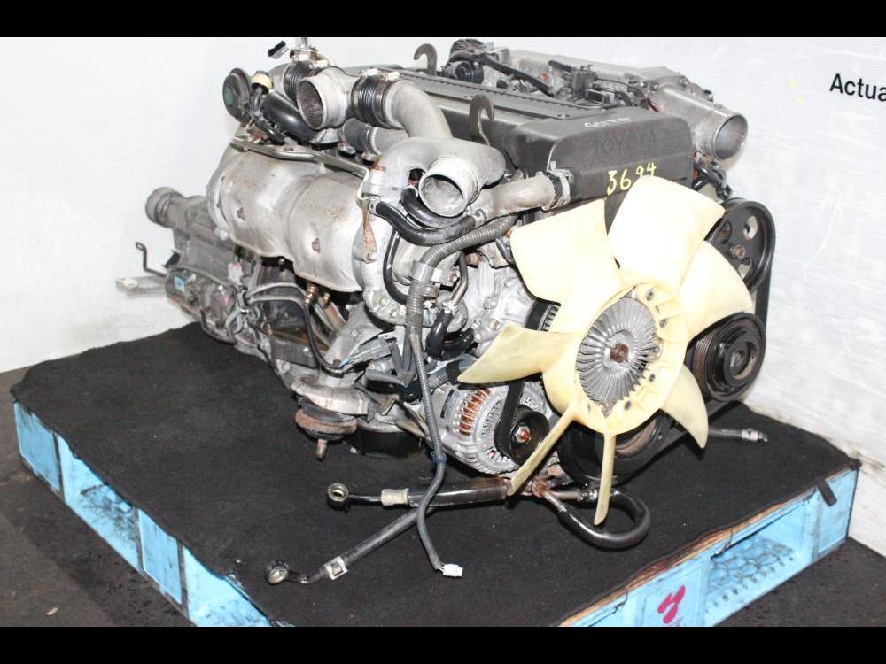 JDM TOYOTA SUPRA 1JZ-GTE DOHC TURBO 2.5L REAR SUMP MOTOR AUTOMATIC TRANSMISSION: Image 4
