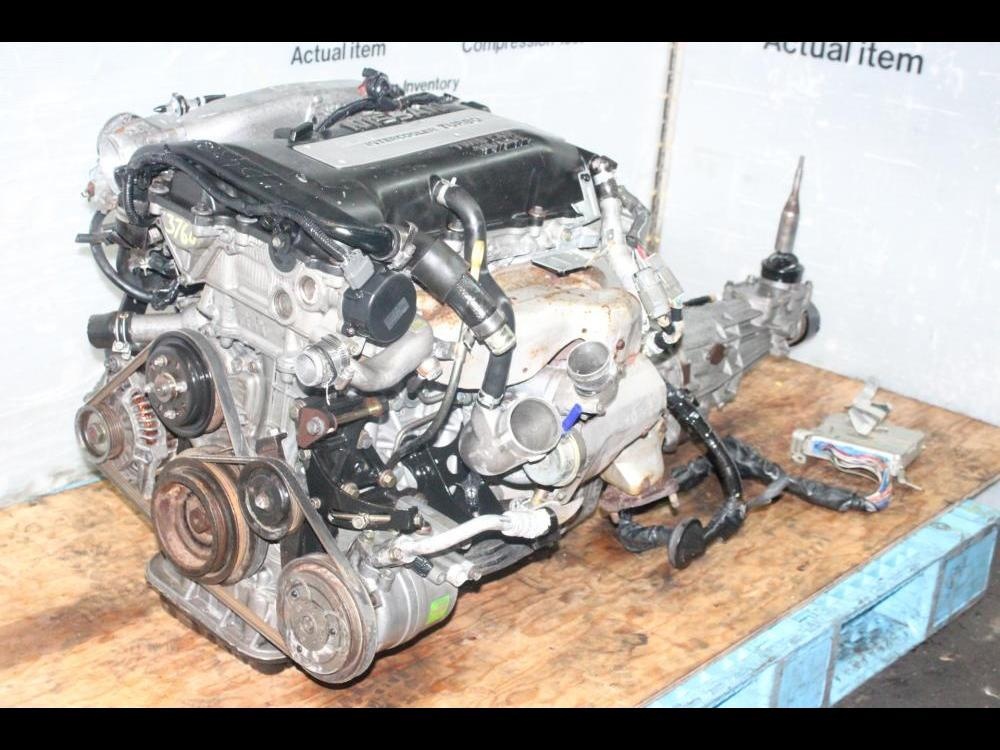 JDM NISSAN 240SX, SILVIA, 180SX SR20DET S14 DOHC TURBO ENGINE MANUAL GEARBOX: Image 6