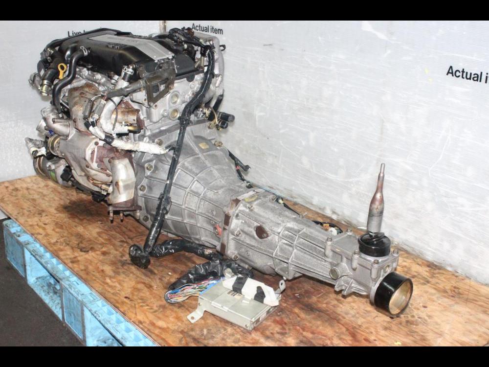 JDM NISSAN 240SX, SILVIA, 180SX SR20DET S14 DOHC TURBO ENGINE MANUAL GEARBOX: Image 7