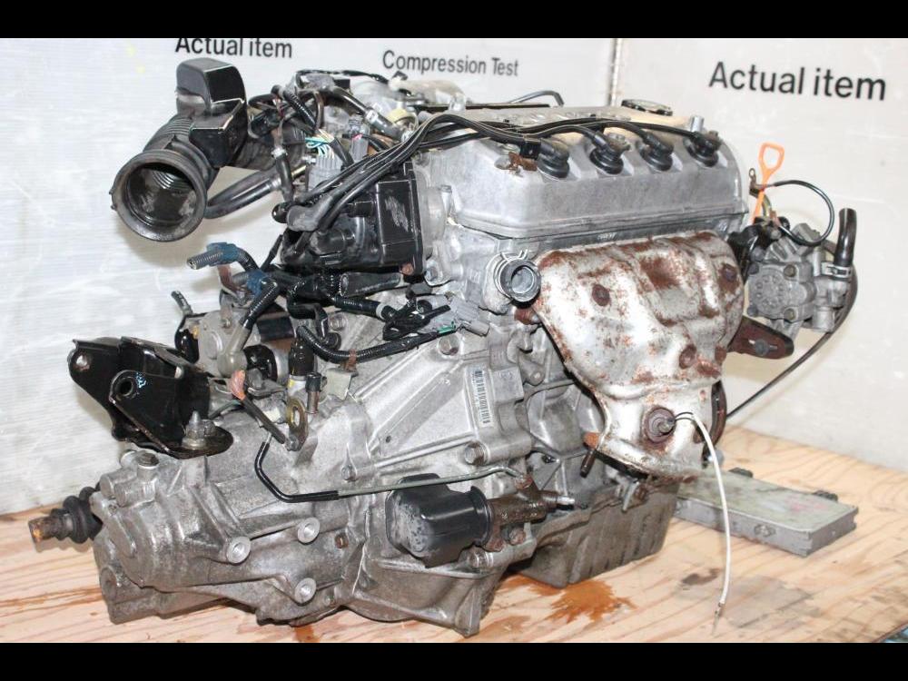 jdm 1996-2000 honda civic d15b dual stage vtec moteur manual transmission, ecu, wiring: Image 6