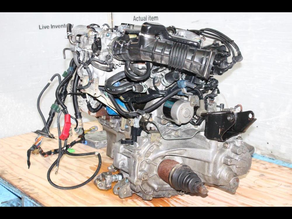 jdm 1996-2000 honda civic d15b dual stage vtec moteur manual transmission, ecu, wiring: Image 7