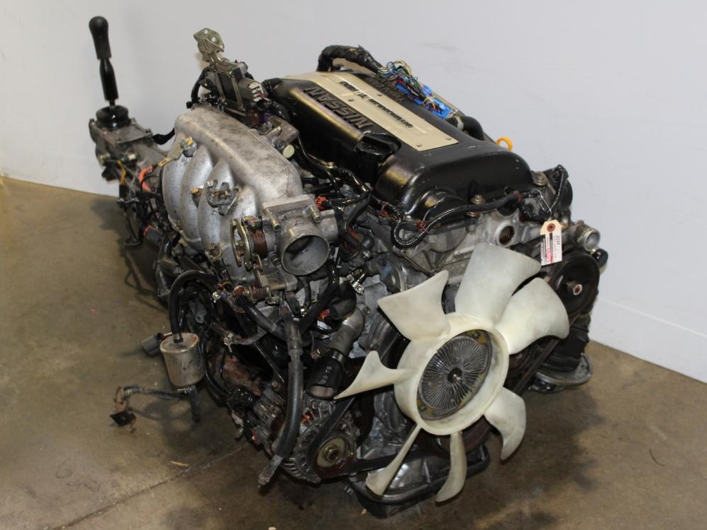 JDM NISSAN SILVIA S14 SR20DET DOHC TRUBO MOTOR 5-SPEED TRNSMISSION WITH ECU: Image 6