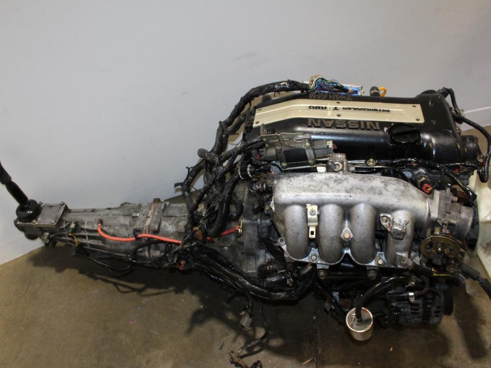 JDM NISSAN SILVIA S14 SR20DET DOHC TRUBO MOTOR 5-SPEED TRNSMISSION WITH ECU: Image 8