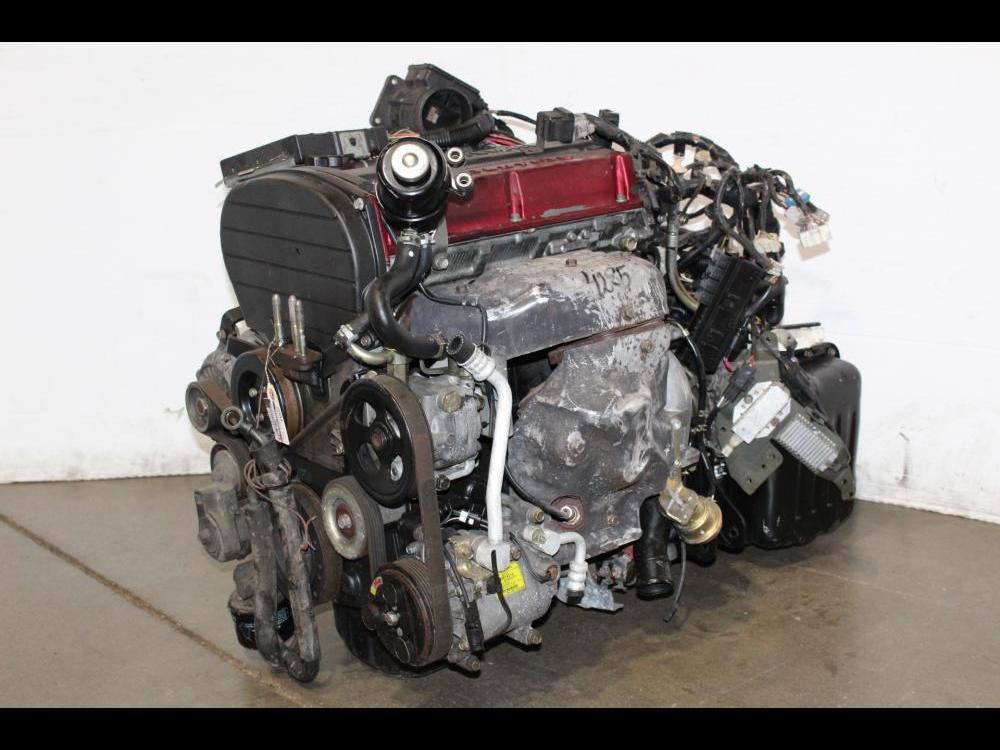 JDM MITSUBISHI EVO 7 CT9A 4G63 TURBO 2.0L ENGINE AUTOMATIC AWD TRANSMISSION, ECU, WIRING HARNESS: Image 1
