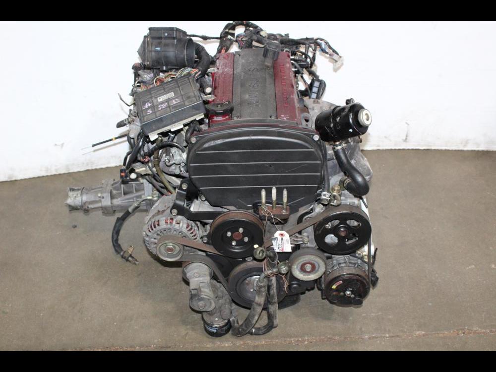 JDM MITSUBISHI EVO 7 CT9A 4G63 TURBO 2.0L ENGINE AUTOMATIC AWD TRANSMISSION, ECU, WIRING HARNESS: Image 5