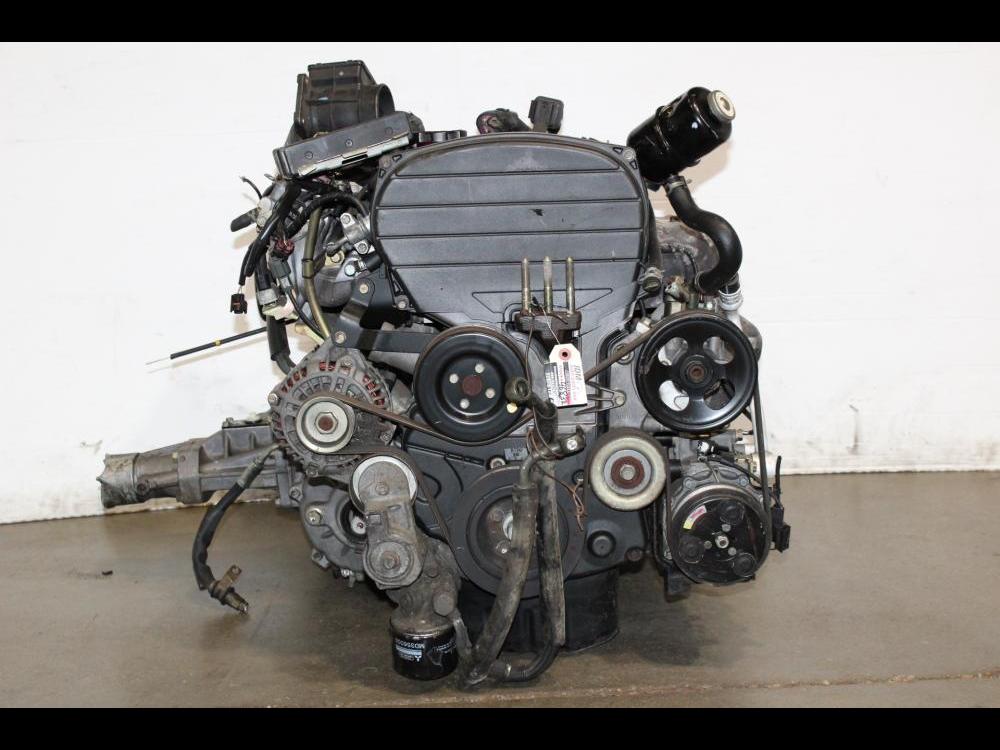 JDM MITSUBISHI EVO 7 CT9A 4G63 TURBO 2.0L ENGINE AUTOMATIC AWD TRANSMISSION, ECU, WIRING HARNESS: Image 3