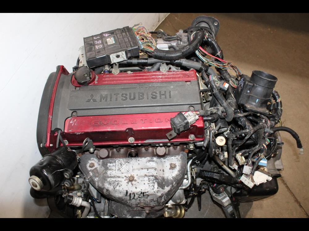 JDM MITSUBISHI EVO 7 CT9A 4G63 TURBO 2.0L ENGINE AUTOMATIC AWD TRANSMISSION, ECU, WIRING HARNESS: Image 11