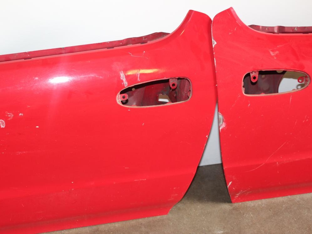 HONDA JDM DEL SOL FRONT DOORS MIRROR, RED COLOR, RIGHT & LEFT MODEL 1993-1997 WITH GLASSES : Image 4