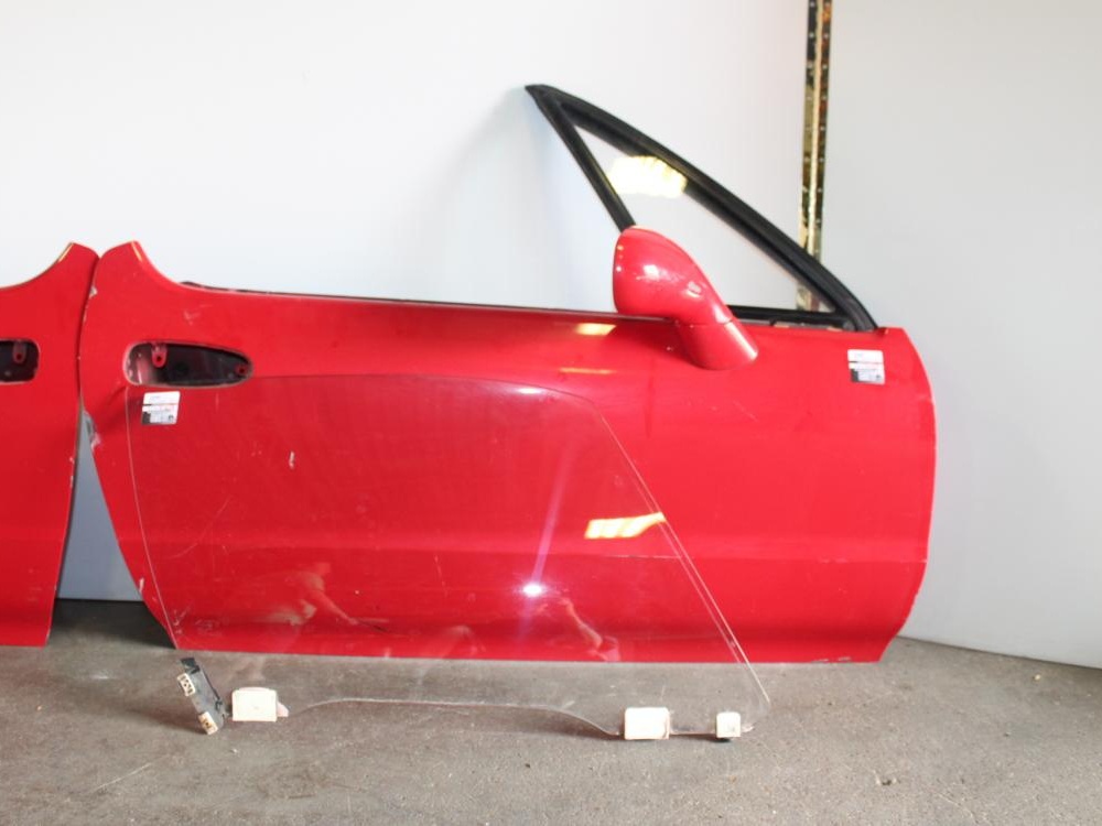 HONDA JDM DEL SOL FRONT DOORS MIRROR, RED COLOR, RIGHT & LEFT MODEL 1993-1997 WITH GLASSES : Image 9