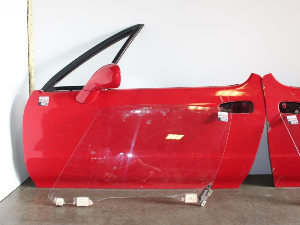 HONDA JDM DEL SOL FRONT DOORS MIRROR, RED COLOR, RIGHT & LEFT MODEL 1993-1997 WITH GLASSES : Image 13