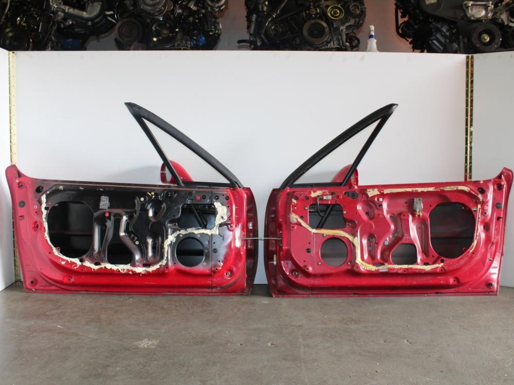 HONDA JDM DEL SOL FRONT DOORS MIRROR, RED COLOR, RIGHT & LEFT MODEL 1993-1997 WITH GLASSES : Image 16