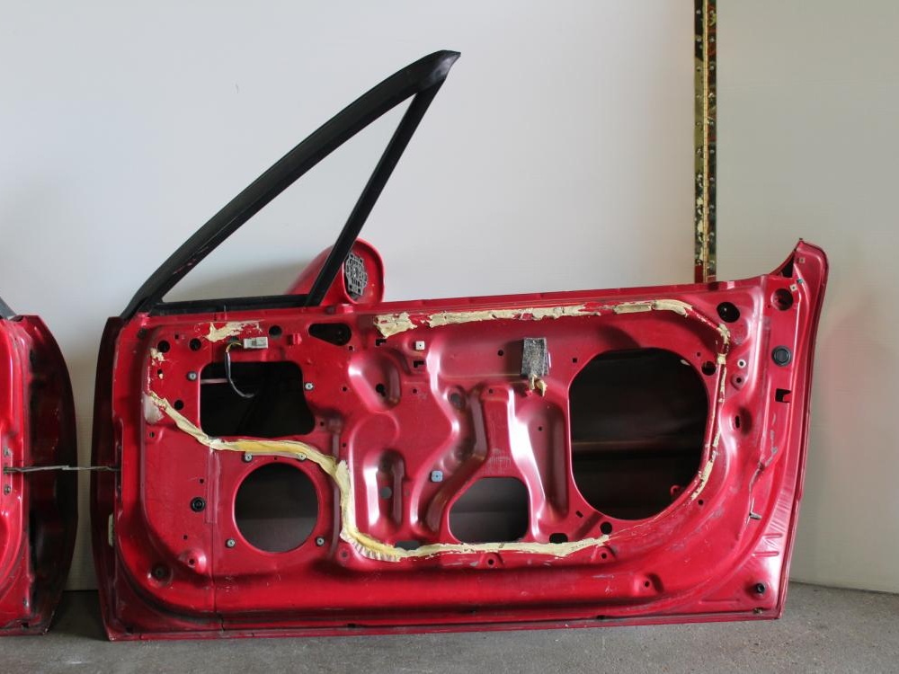 HONDA JDM DEL SOL FRONT DOORS MIRROR, RED COLOR, RIGHT & LEFT MODEL 1993-1997 WITH GLASSES : Image 14