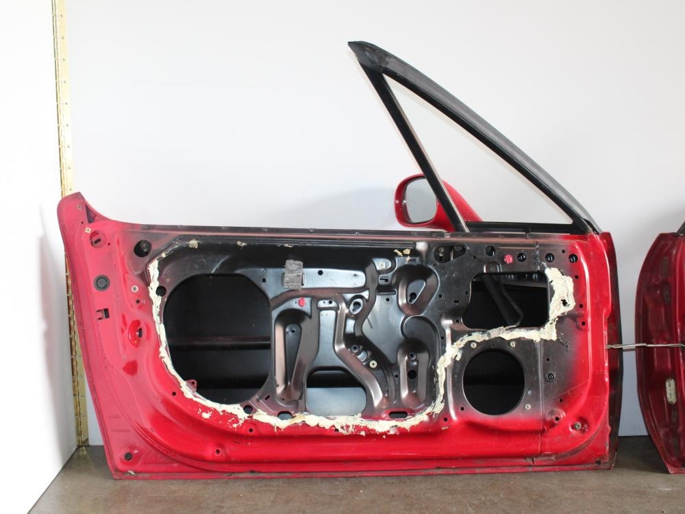 HONDA JDM DEL SOL FRONT DOORS MIRROR, RED COLOR, RIGHT & LEFT MODEL 1993-1997 WITH GLASSES : Image 15